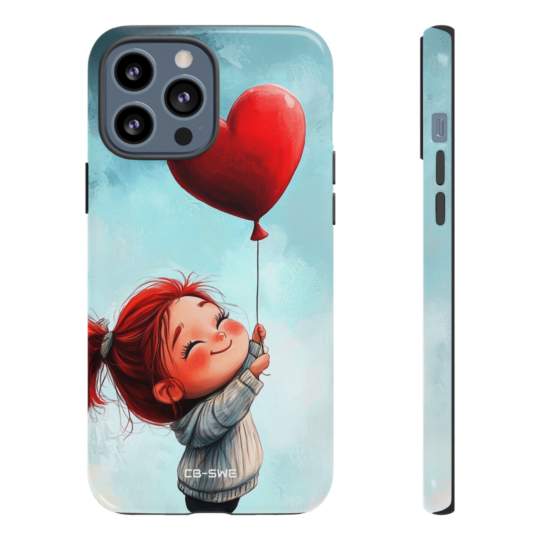 Joyful Girl Flies - iPhone Case