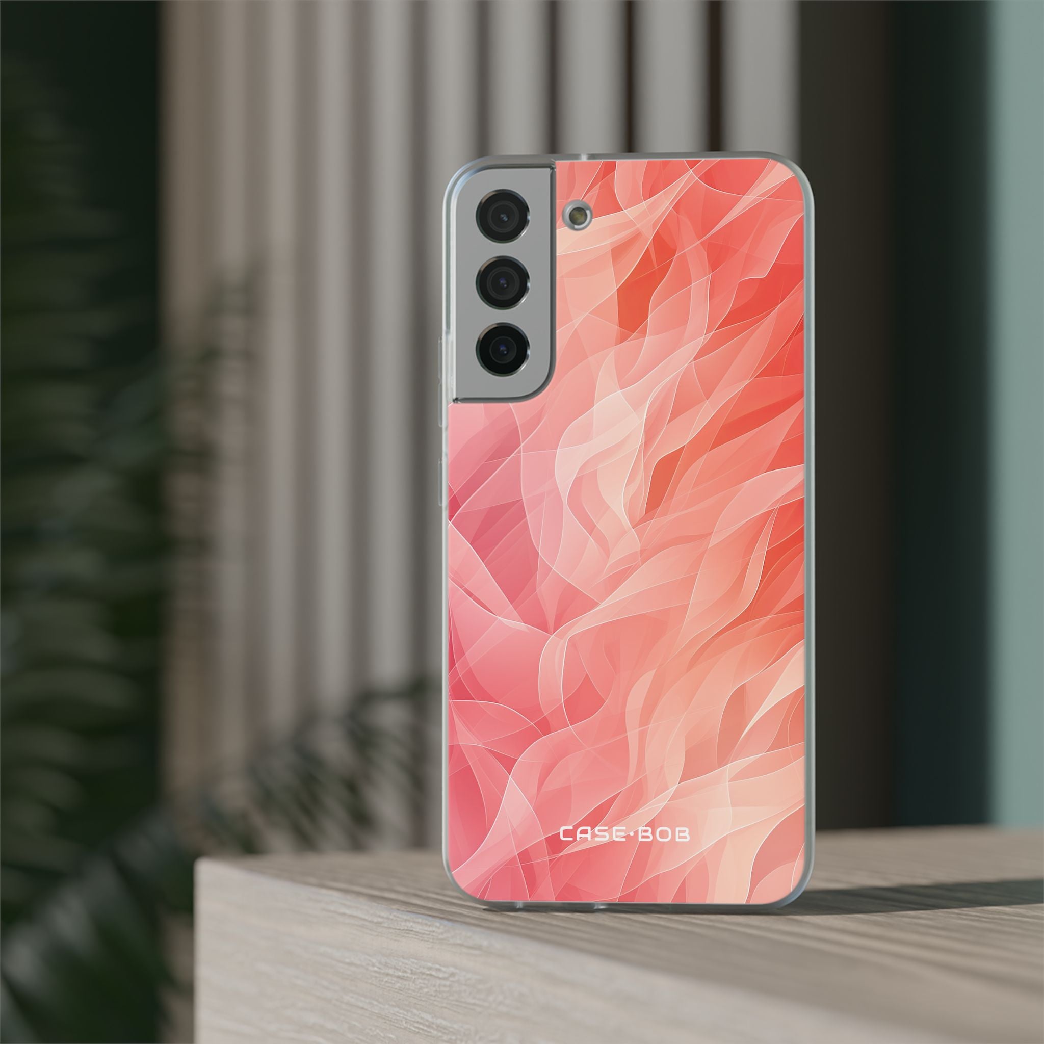 Peach Wave Drift Samsung S22 Plus Case - Soft