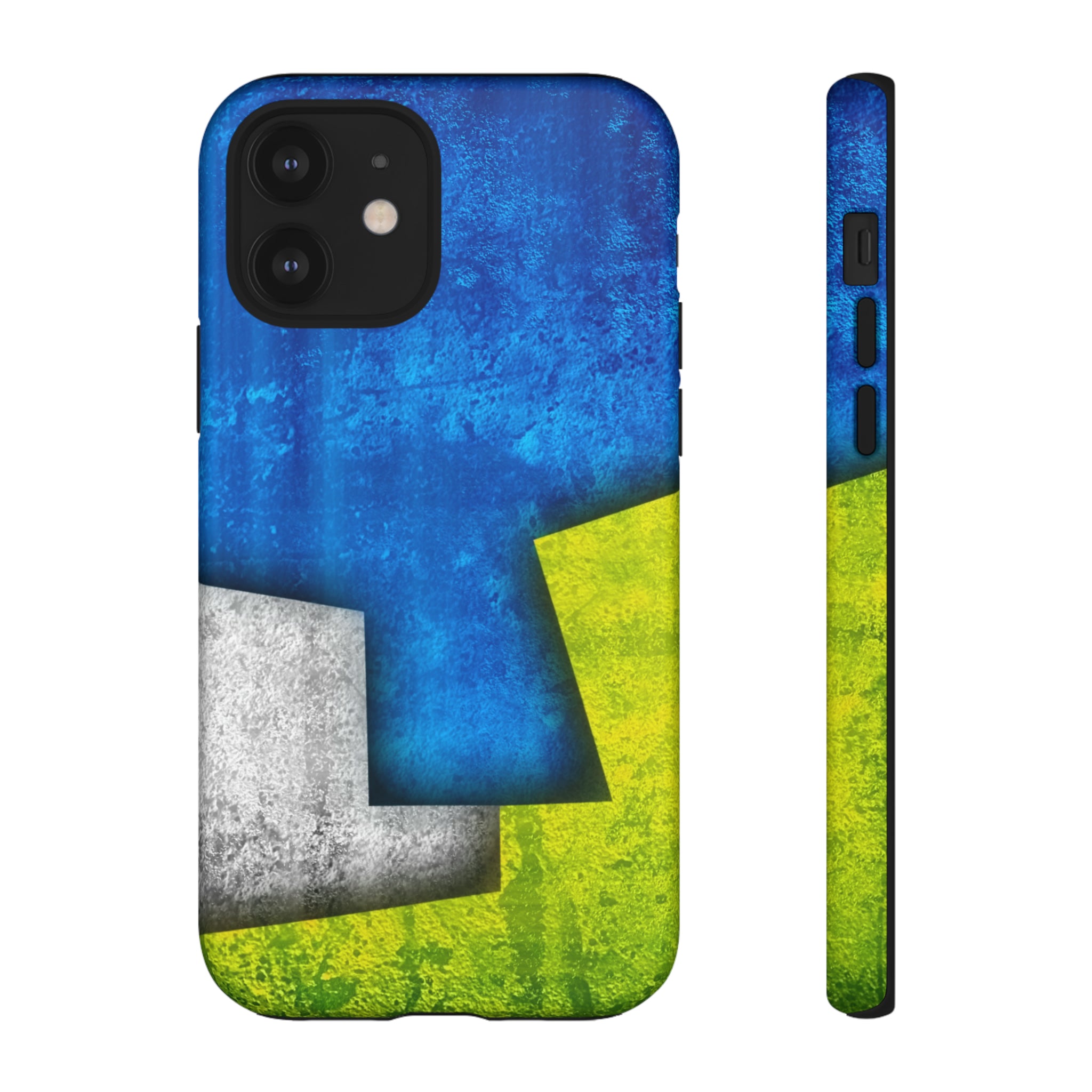 Blue Abstract Art - Protective Phone Case