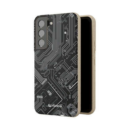 Cyber Circuitry Art | Biodegradable Phone Case