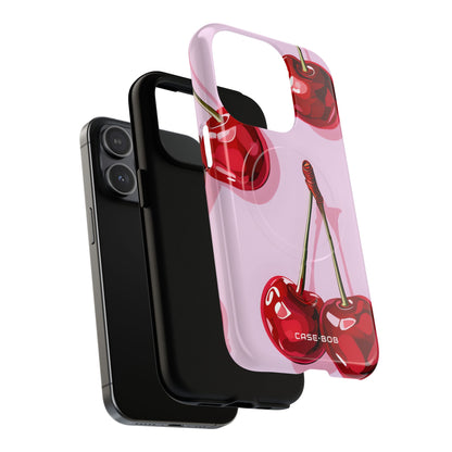 Glossy Cherry Burst iPhone 15 Pro Case - Tough+