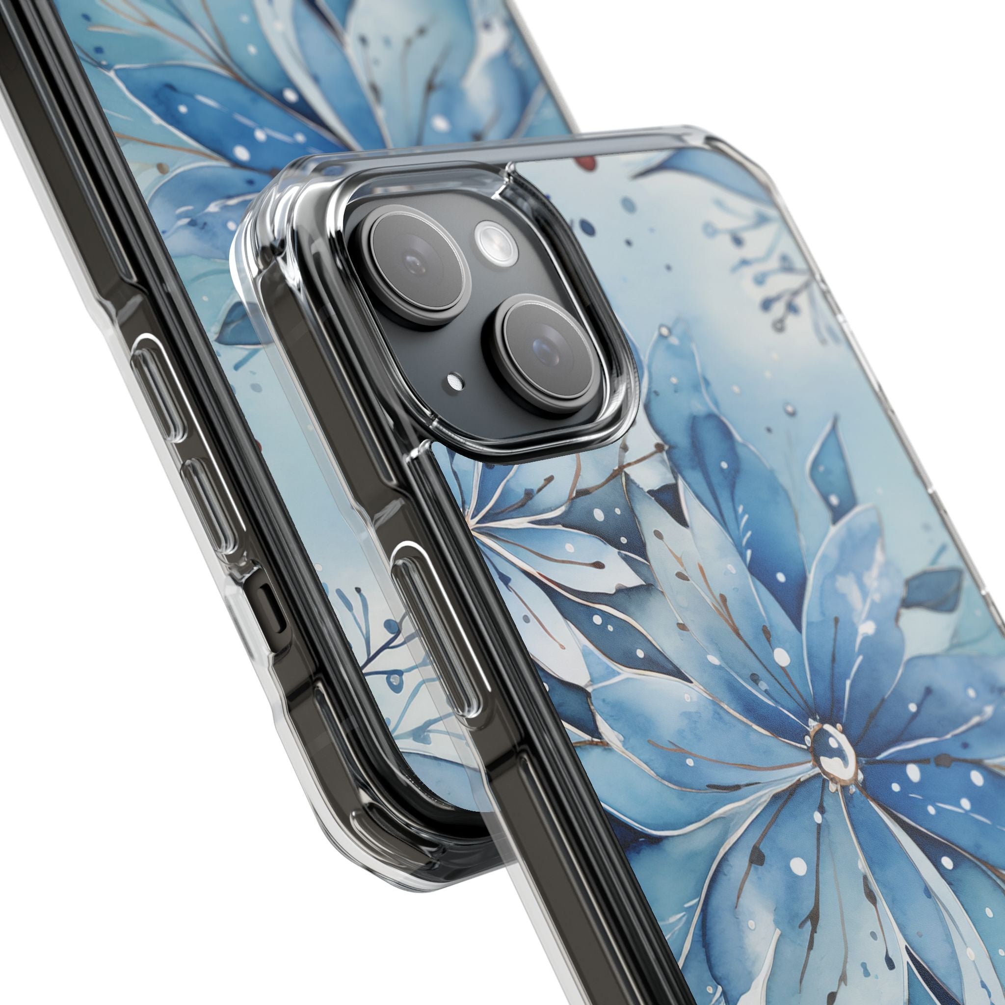 Floral Frost Embrace iPhone Case - Impact