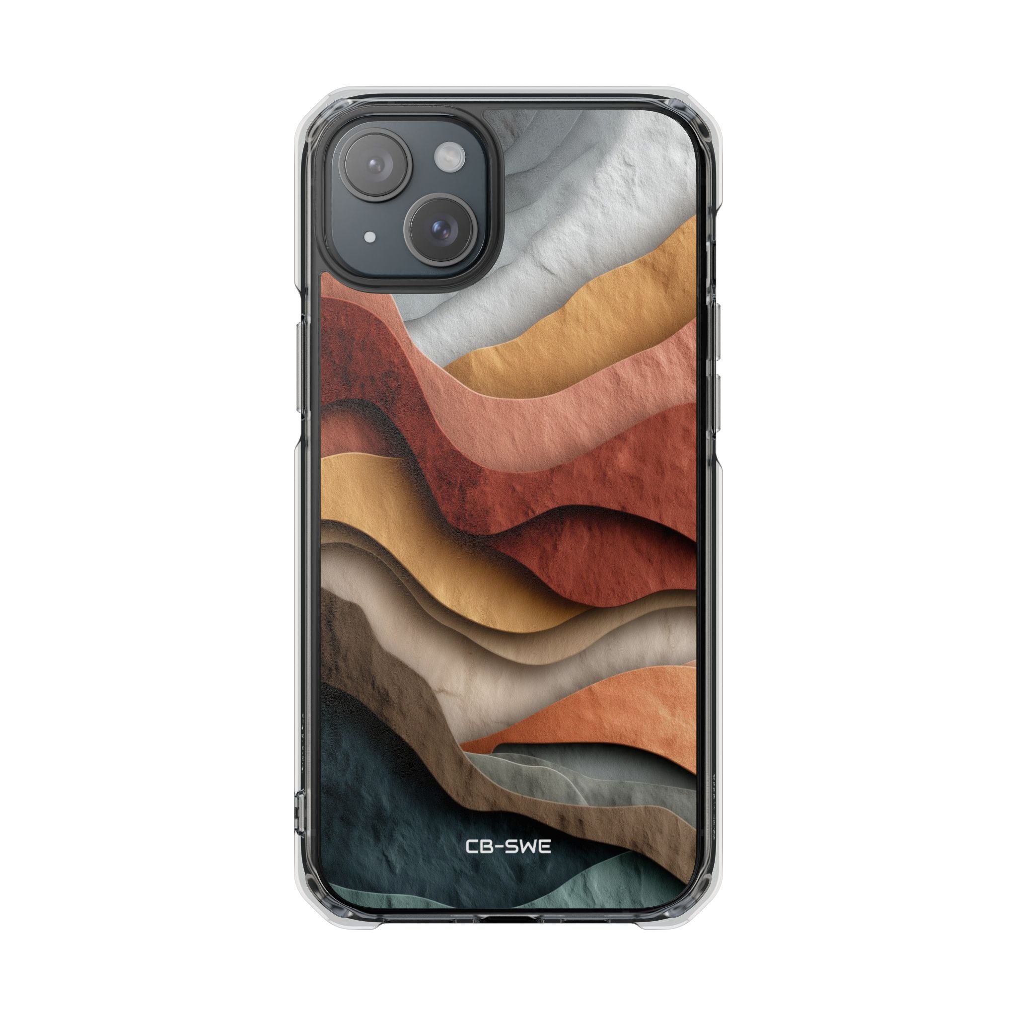 Layered Earth Whisper iPhone Case - Impact