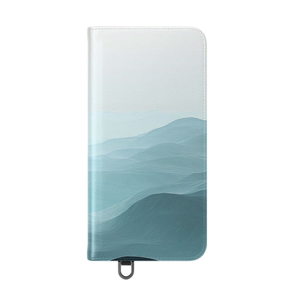 Teal Ridge Layers - Samsung S25+ Case - Wallet
