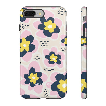 Pink Happy Flower - Protective Phone Case