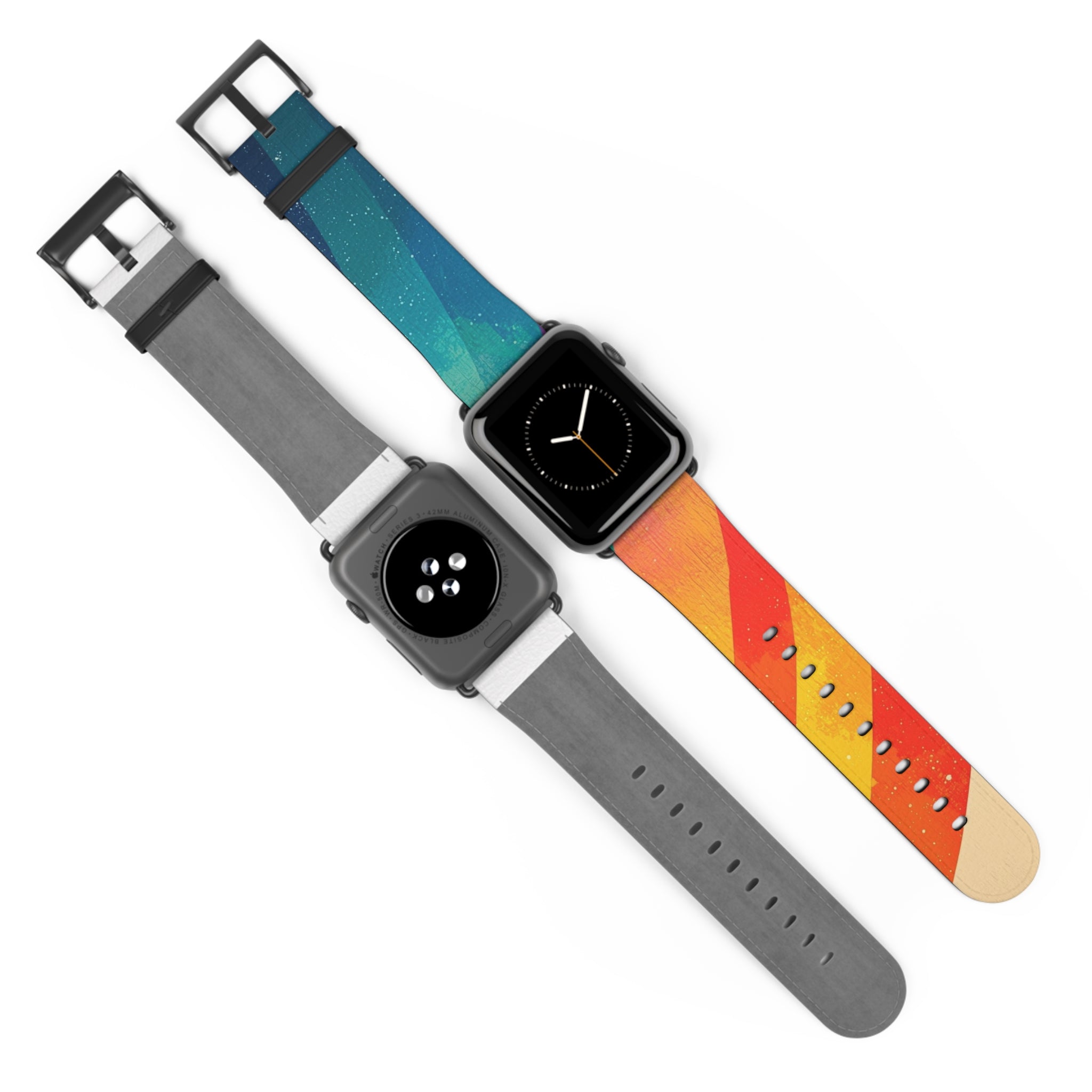 Curved Rainbow Breeze - Watch Band