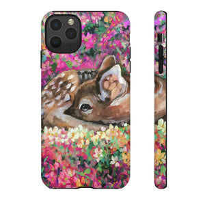 Oil painting - Young Deer - Protective Phone Case