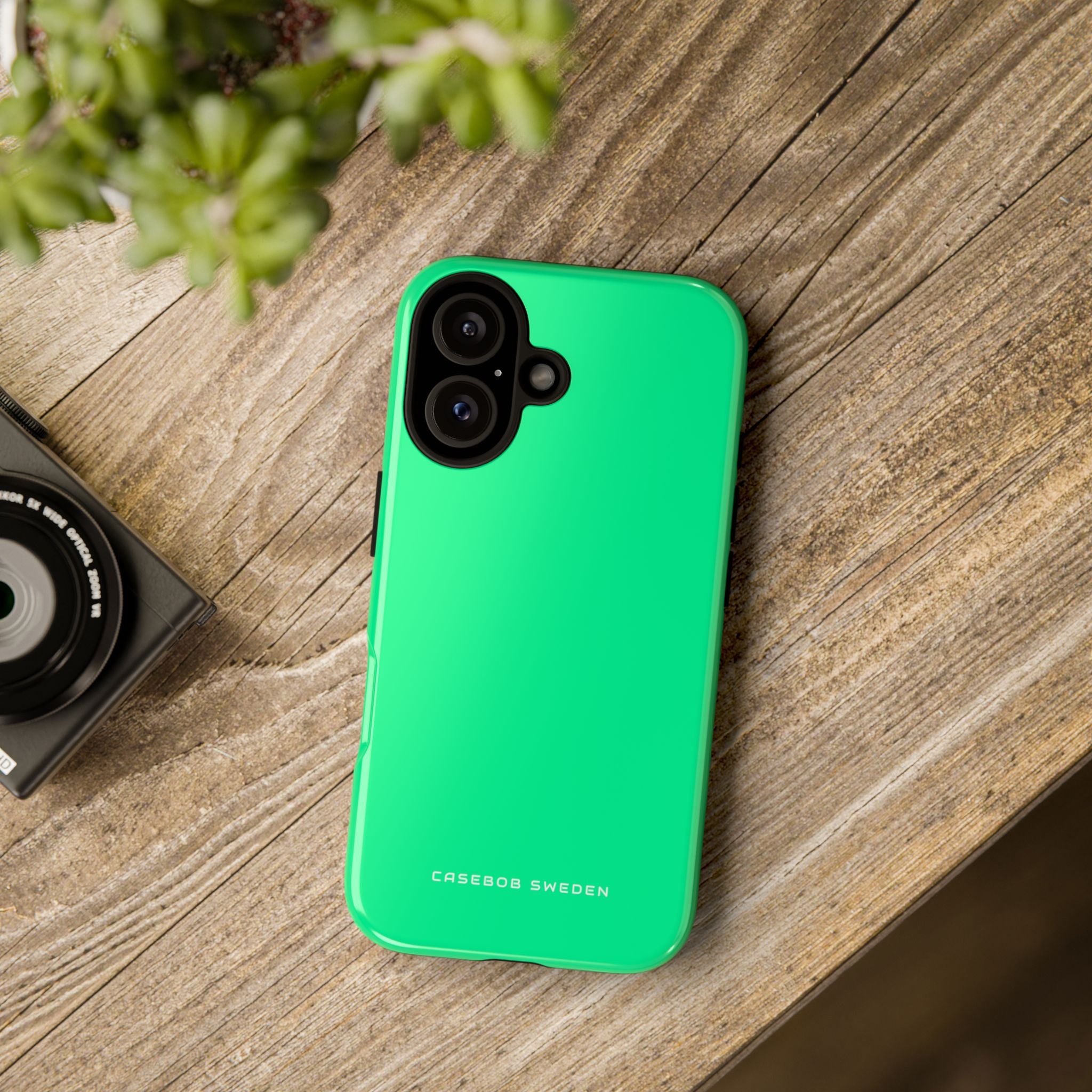 Medium Spring Green iPhone 16 - Tough Phone Case