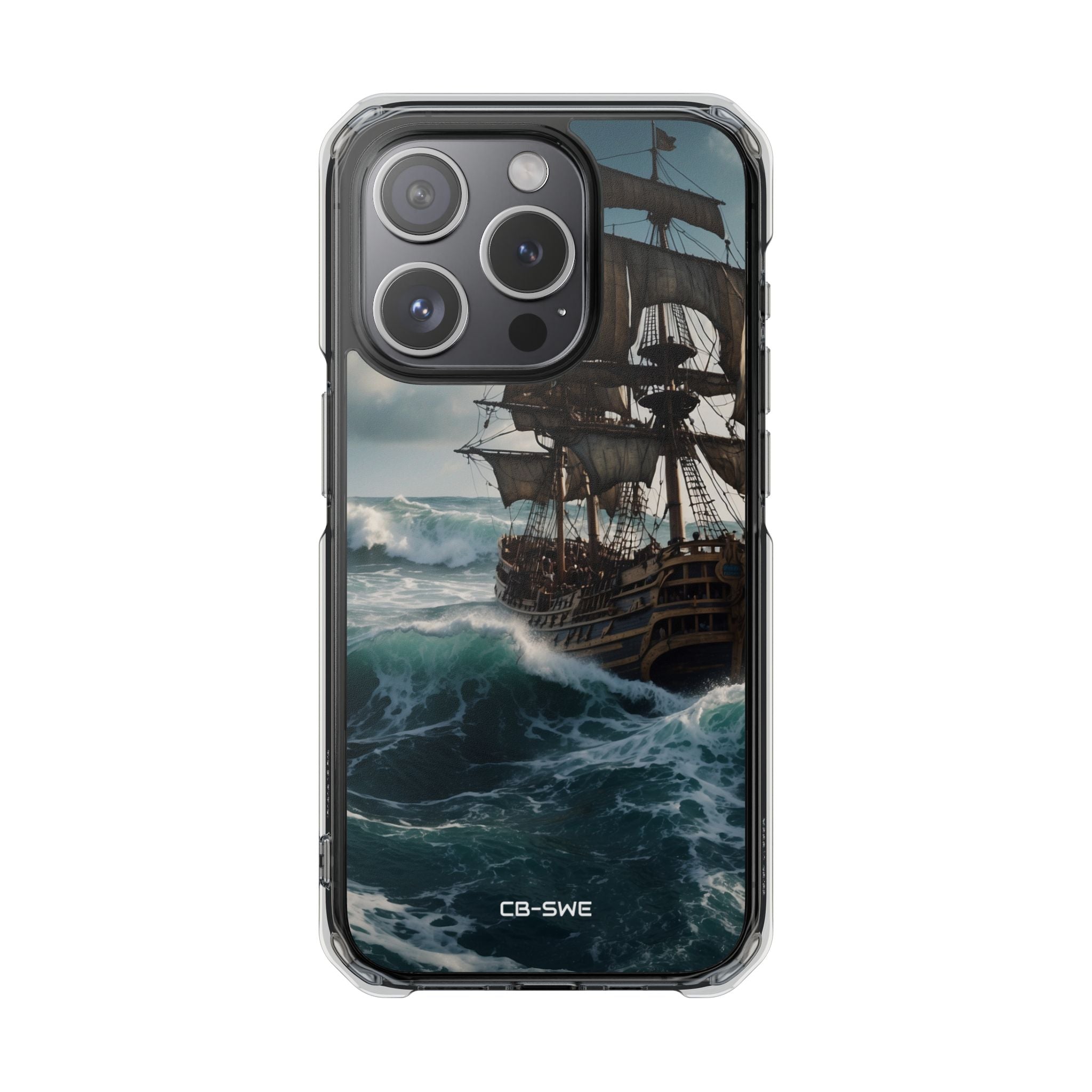 Ship Faces Waves iPhone Case - Impact
