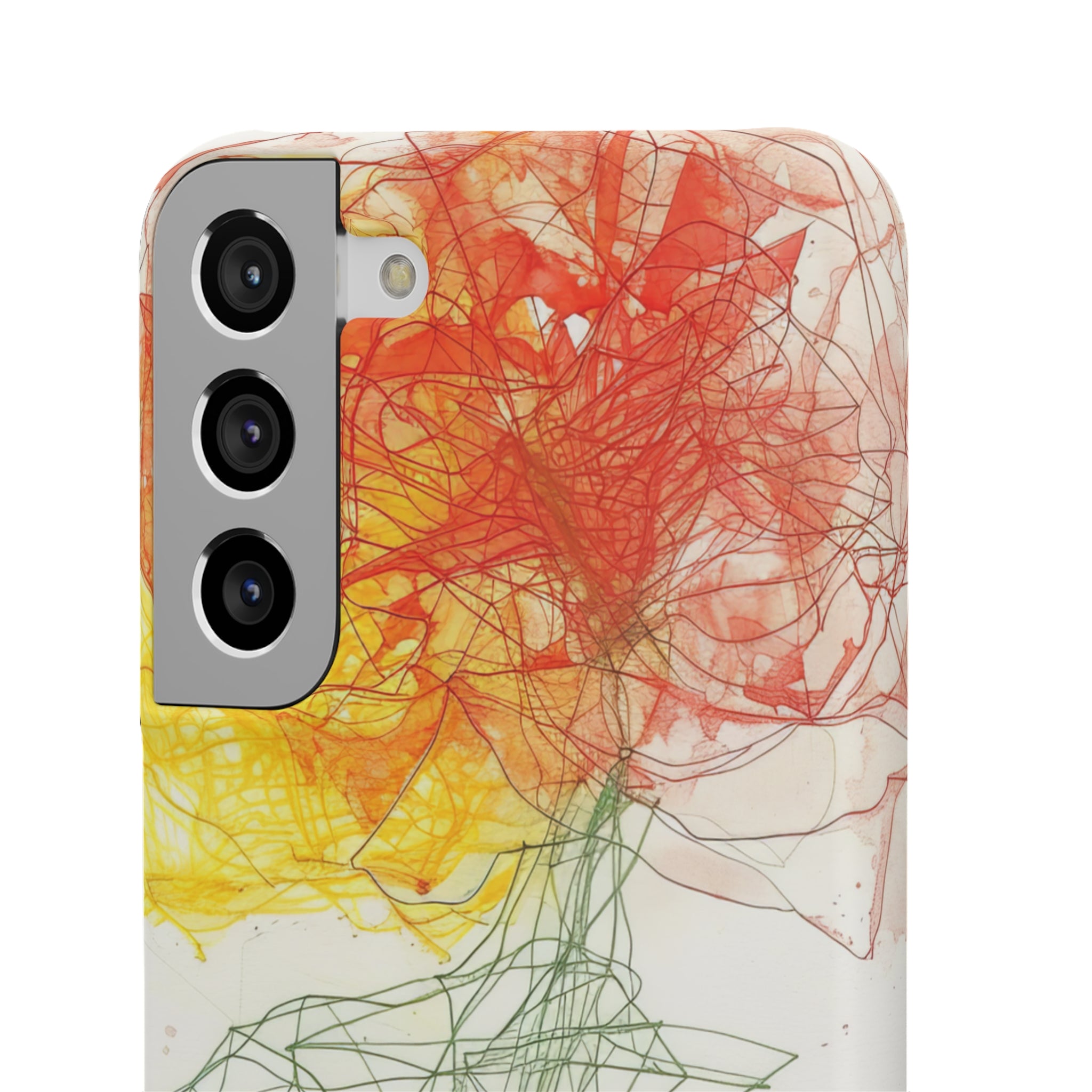 Fiery Blossom | Slim Phone Case for Samsung