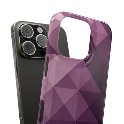 Gradient Purple Mosaic iPhone 16 - Slim Phone Case