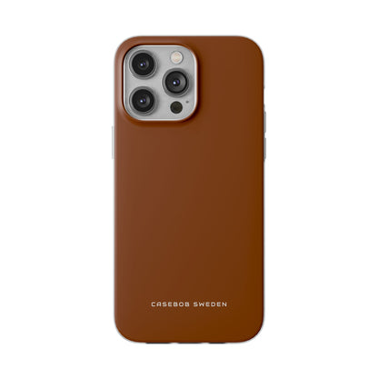 Saddle Brown iPhone 14 - Flexi Phone Case