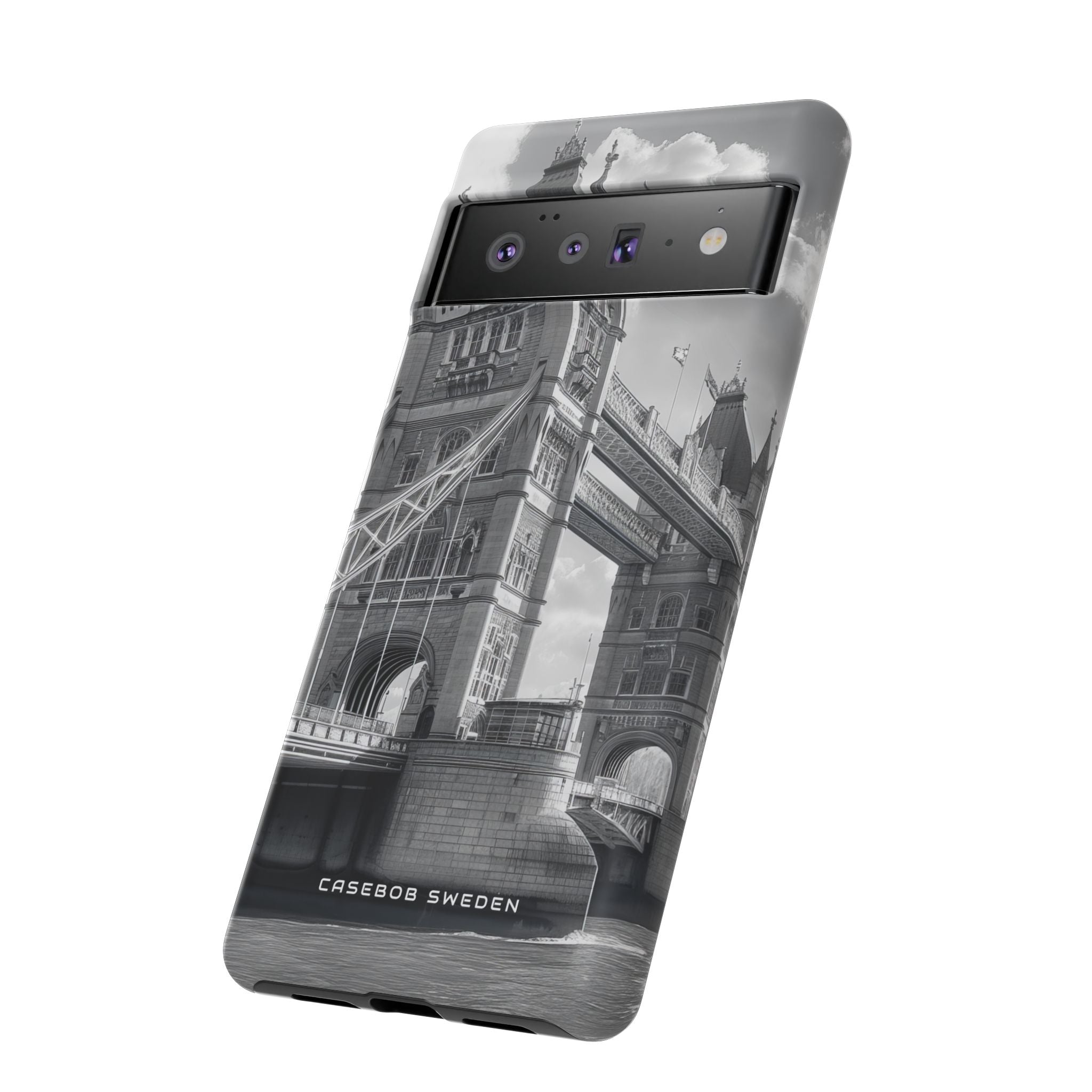 Tower Bridge Monochrome Architecture Study Google Pixel 6 - Tough Phone Case