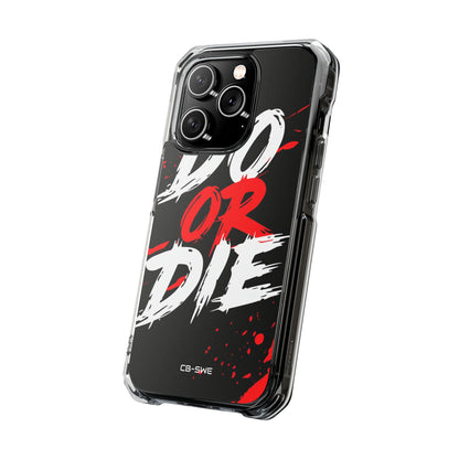 Intense Typography Contrast iPhone Case - Impact