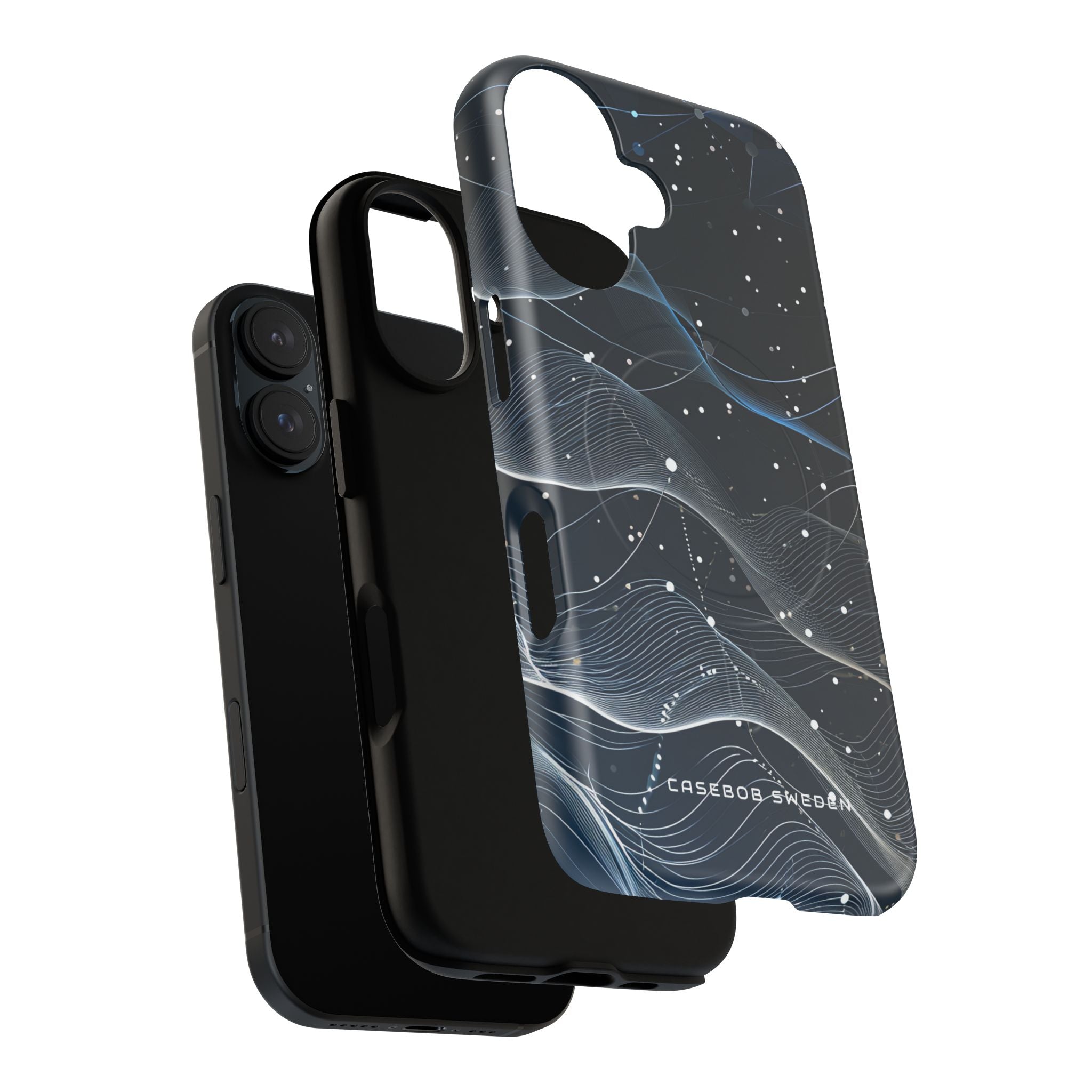 Gradient Neural Waves iPhone 16  Tough+ Phone Case