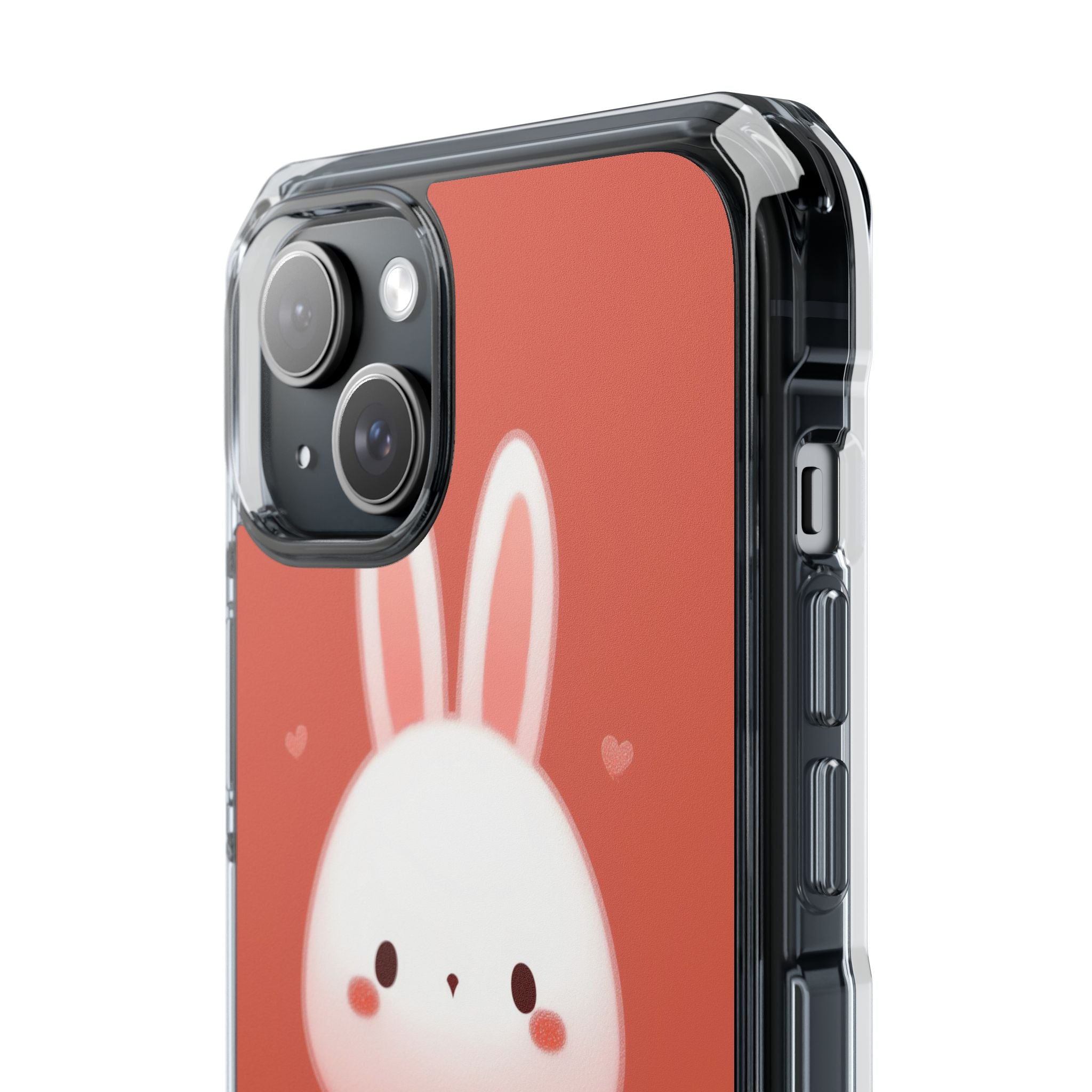 Bunny Holds Heart iPhone Case - Impact