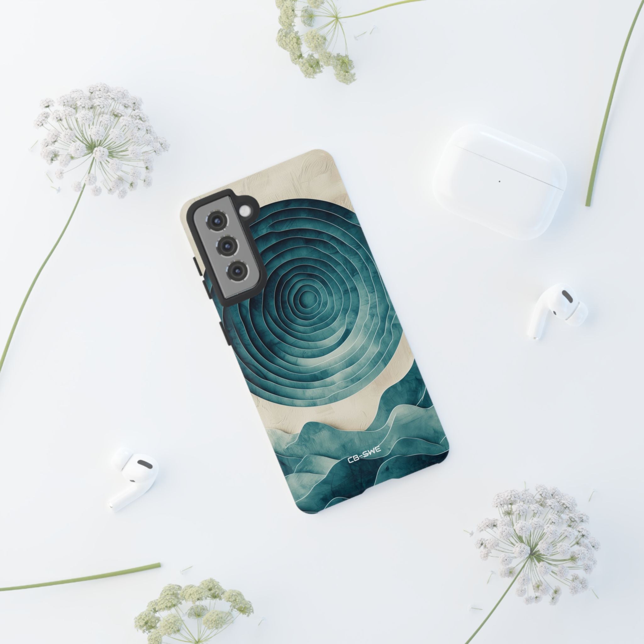 Waves Embrace Circles - Samsung Case
