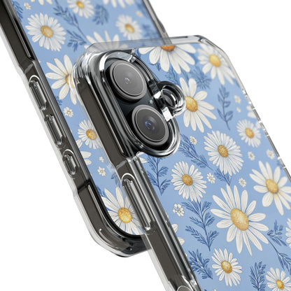 Daisies On Blue iPhone Case - Impact
