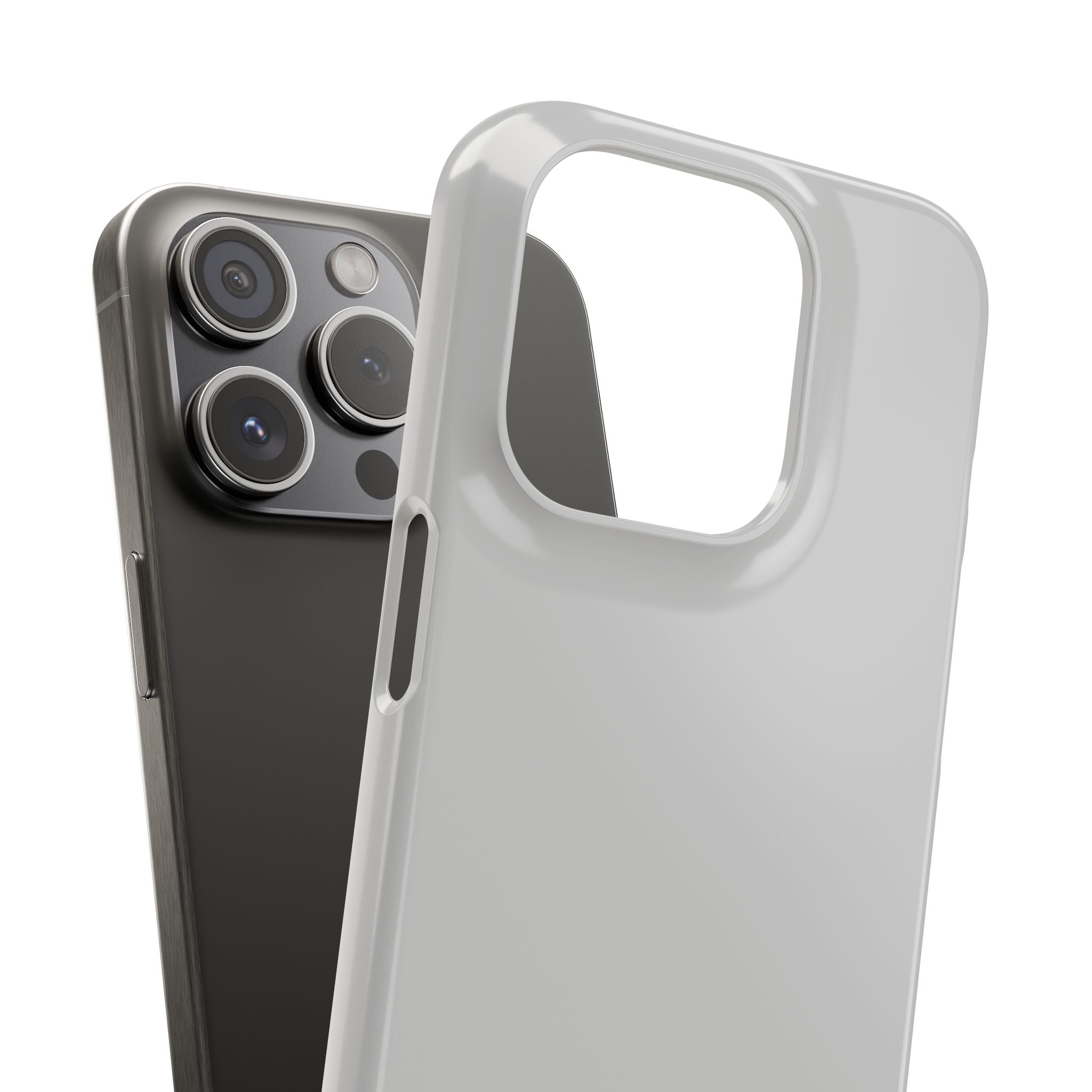 Light Gray iPhone 15 - Slim Phone Case