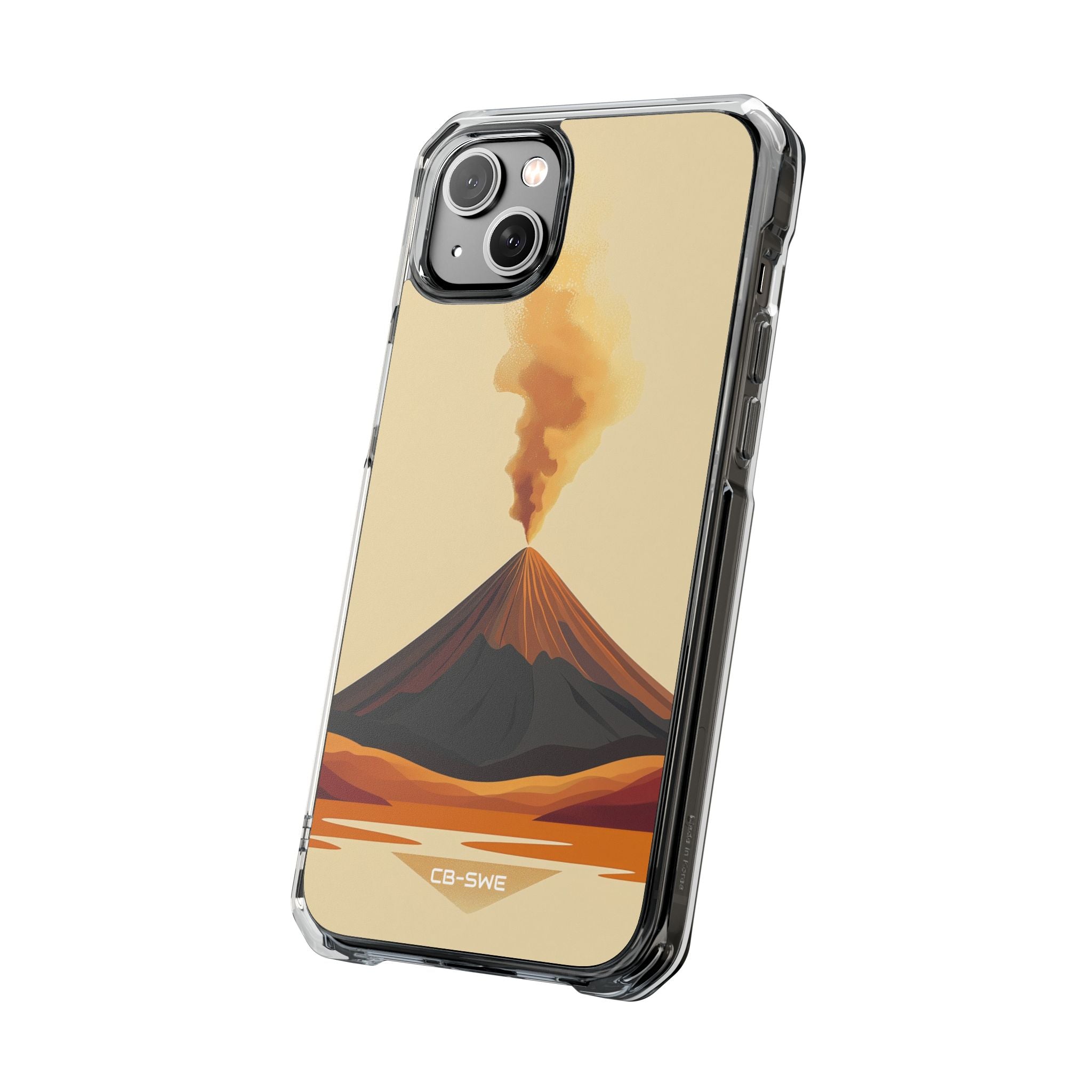 Volcano Erupts Brightly iPhone Case - Impact
