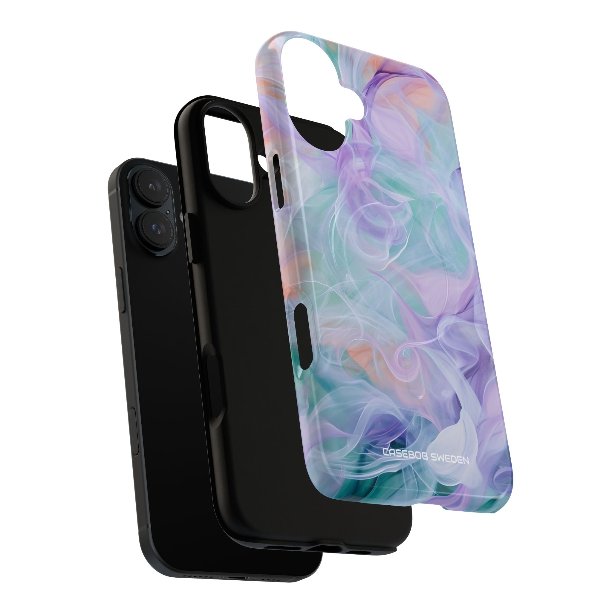 Purple Peach Whirl - Tough + MagSafe® iPhone 16 Phone Case