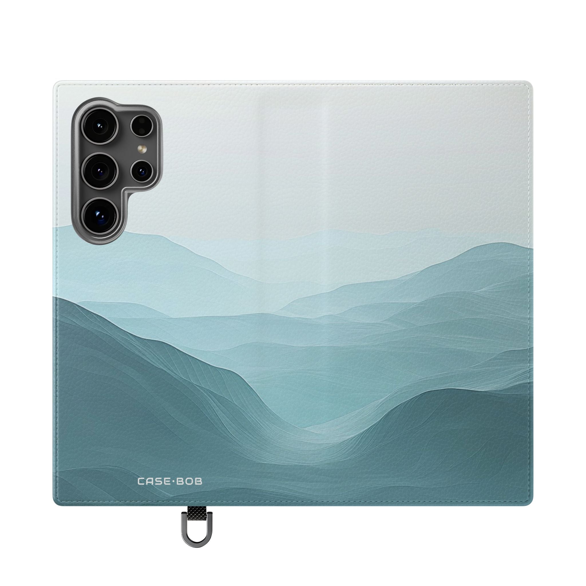 Teal Ridge Layers - Samsung S24 Ultra Case - Wallet