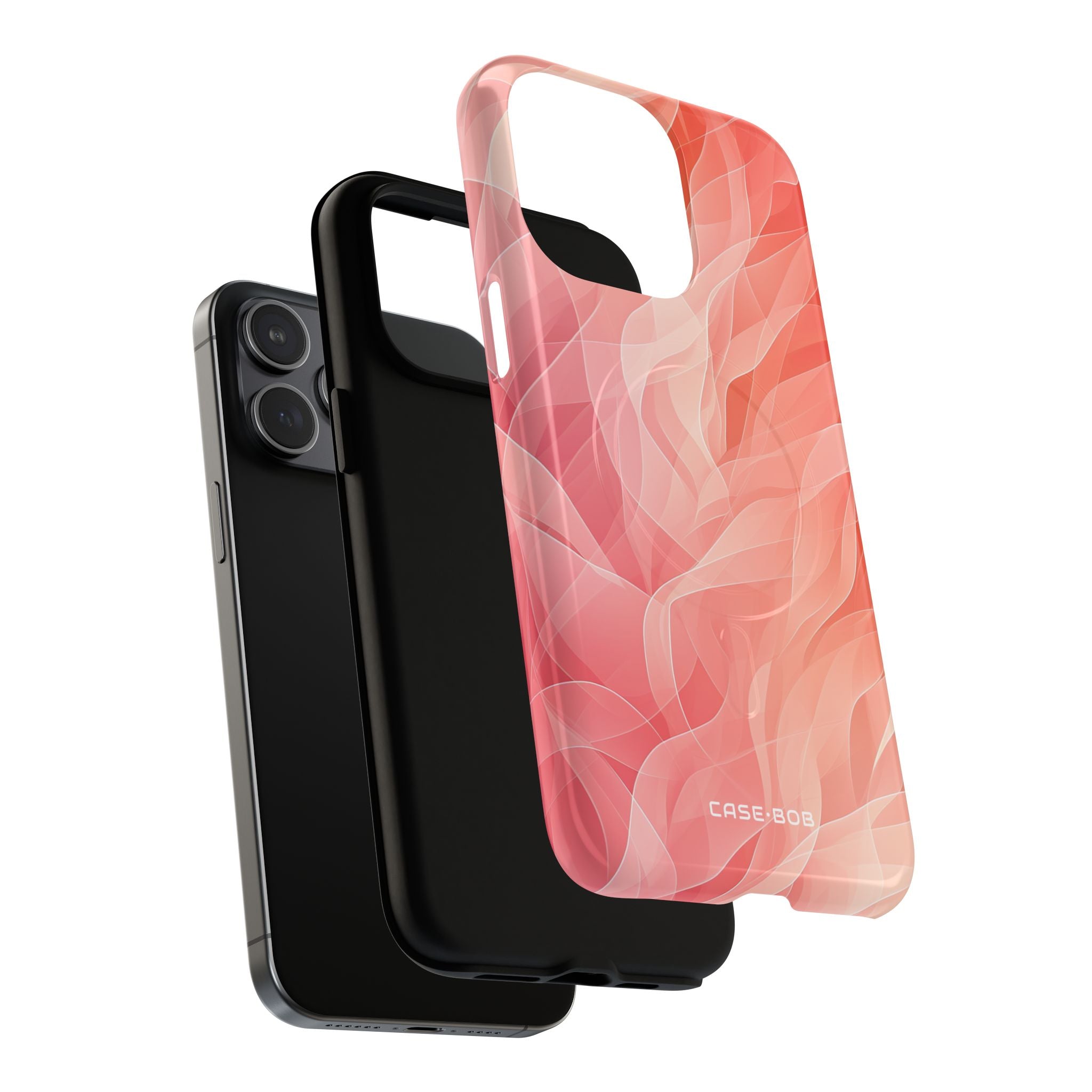 Peach Wave Drift iPhone 15 Pro Max Case - Tough+