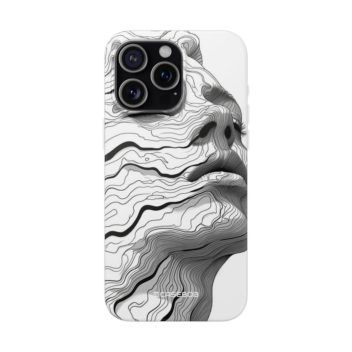 Topographic Serenity | Flexible Phone Case for iPhone