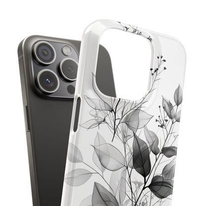 Botanical Line Harmony iPhone 15 - Slim Phone Case