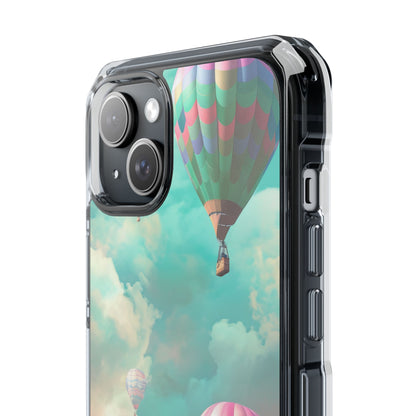 Pastel Balloon Adventure - Clear Impact iPhone 15 Phone Case