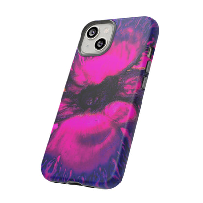 Deep Pink Ink Art iPhone Case (Protective) Phone Case