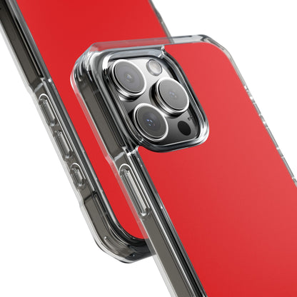 Red iPhone 16 - Clear Impact Phone Case