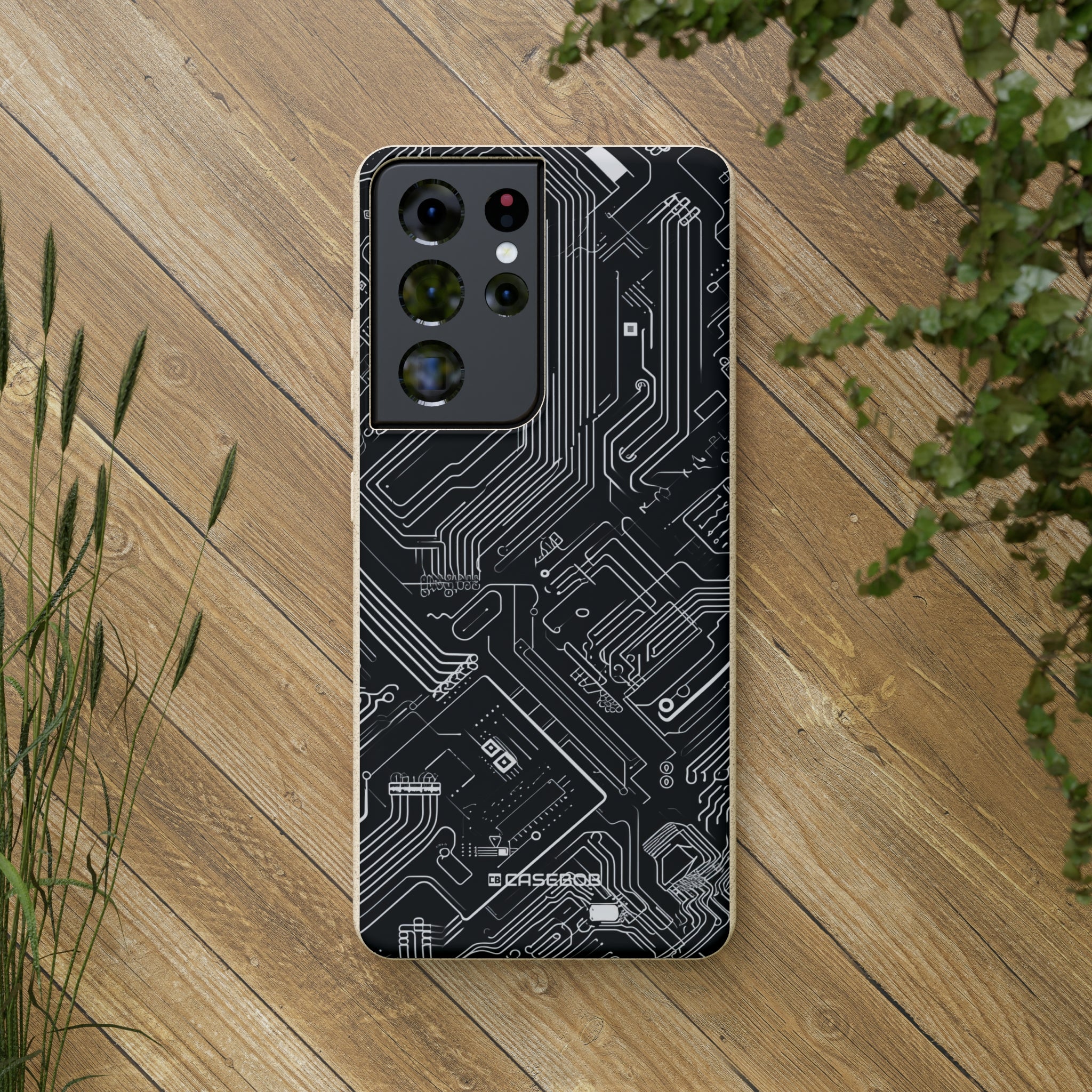 Cyber Circuitry Art | Biodegradable Phone Case