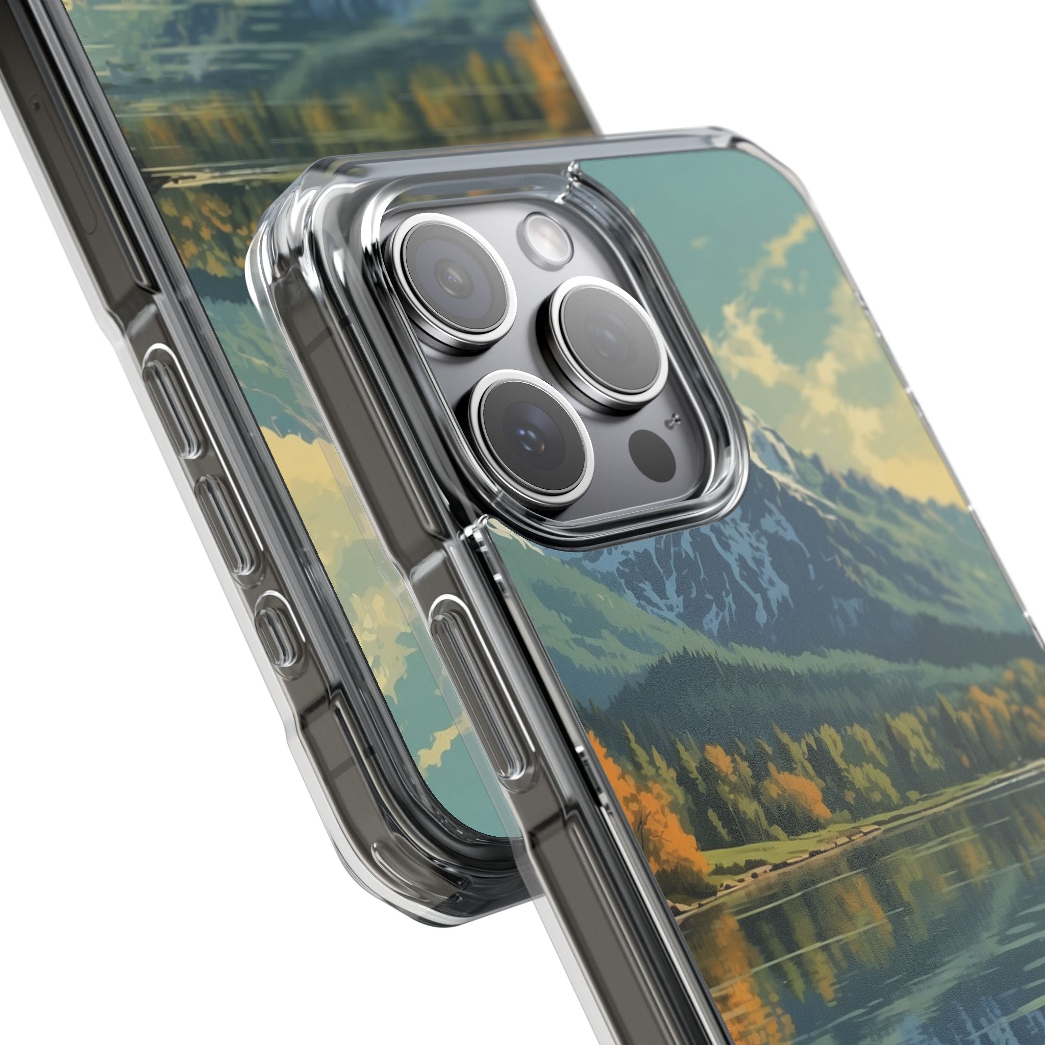 Mountain Reflects Calm iPhone Case - Impact