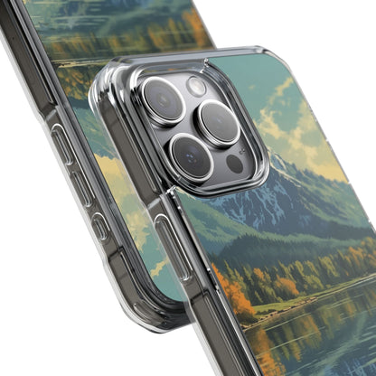 Mountain Reflects Calm iPhone Case - Impact