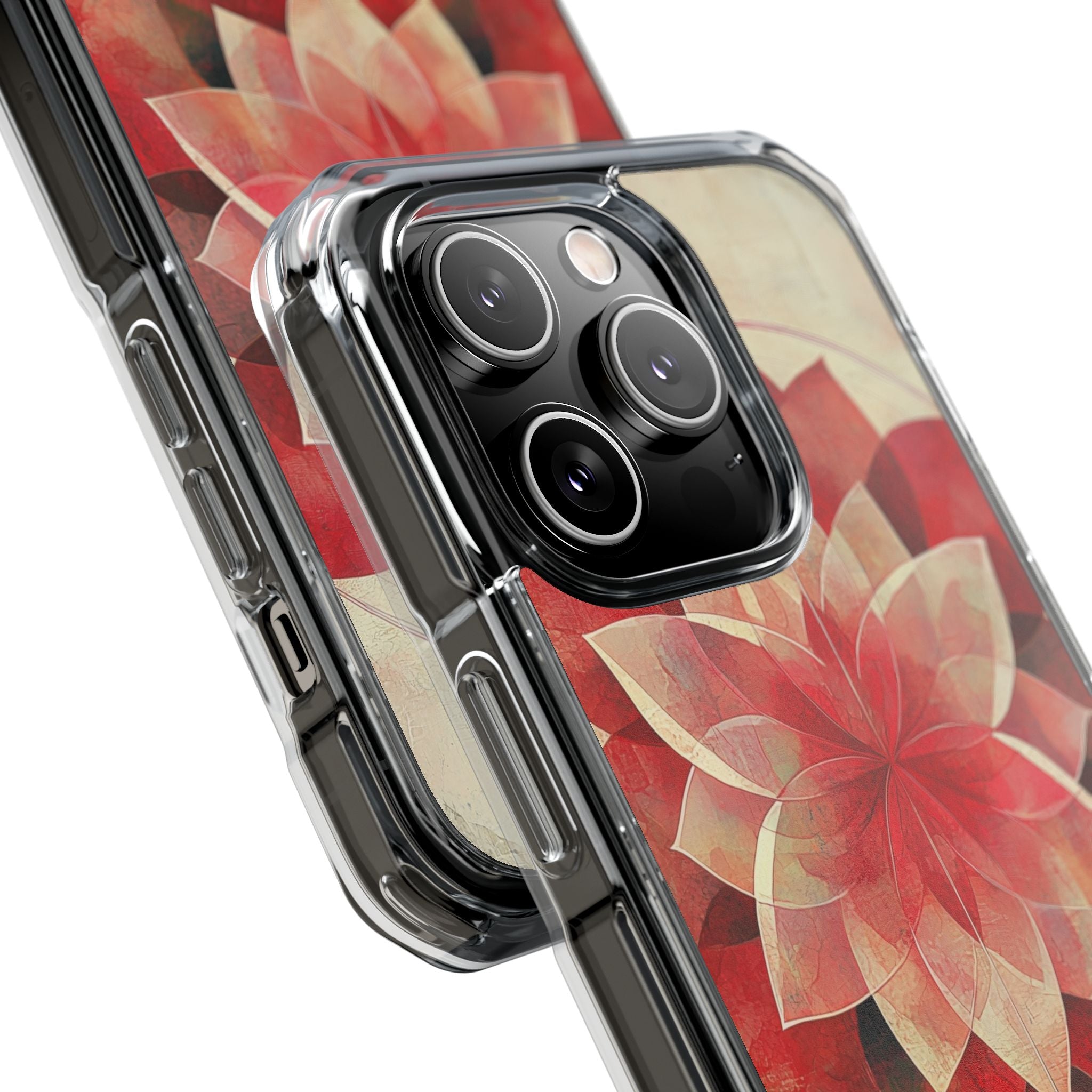 Crimson Bloom iPhone 14 Pro Case - Impact