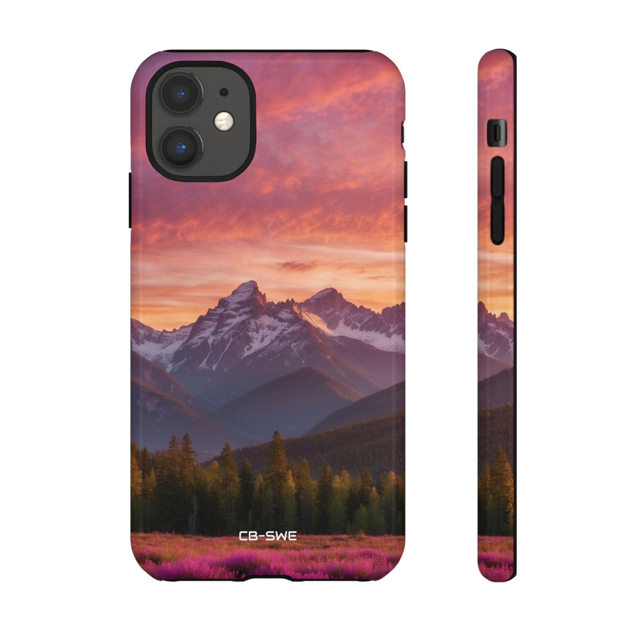 Mountain Peaks Glow - iPhone Case