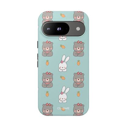 Bunnies Gather Carrots - Google Pixel Case