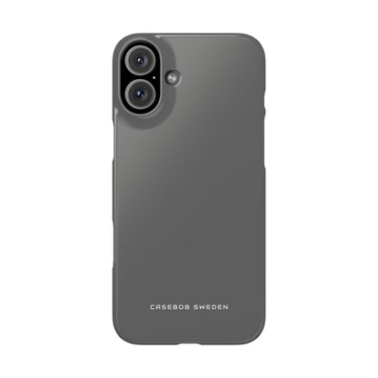 Dim Gray iPhone 16 - Slim Phone Case