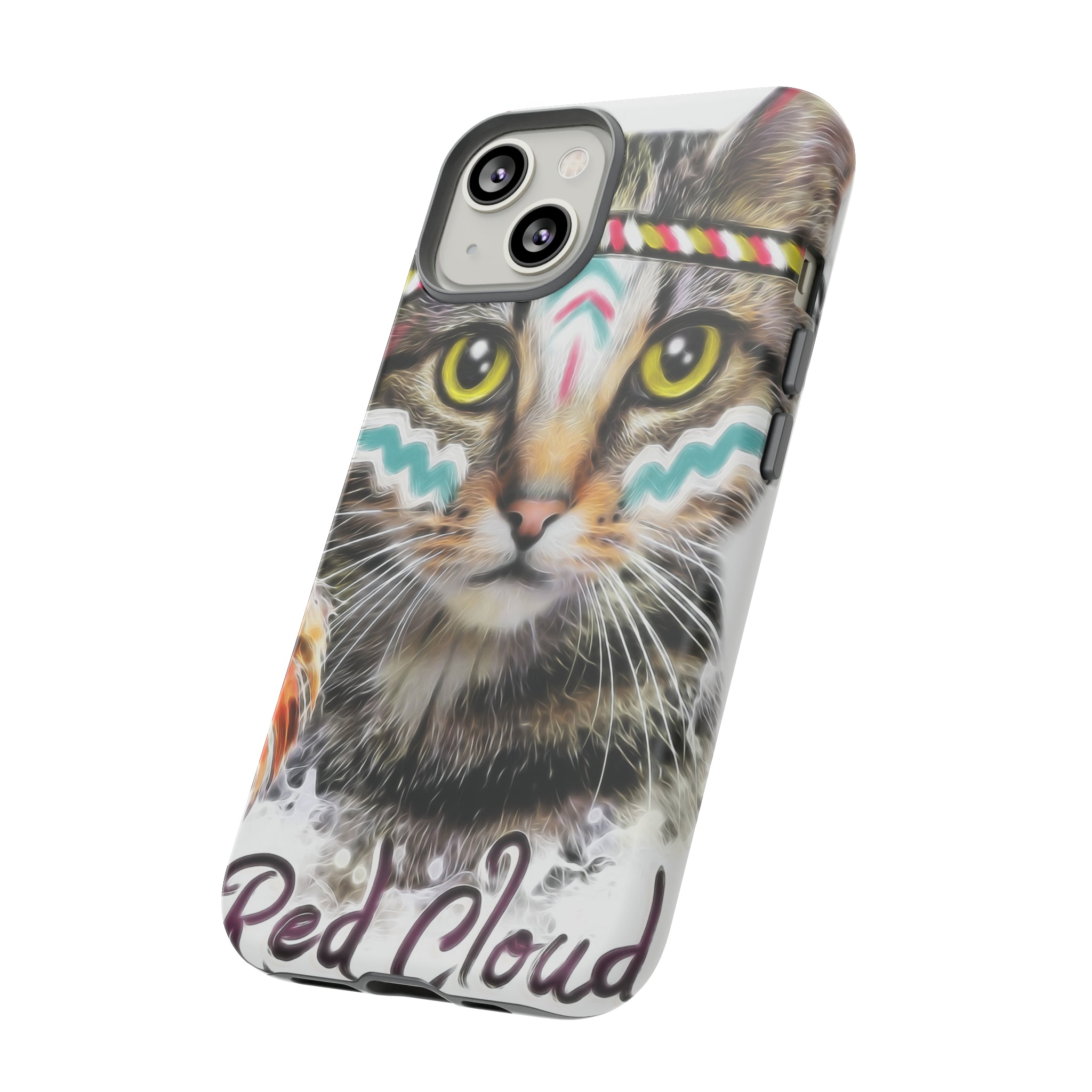 Red Cloud Cat - Protective Phone Case