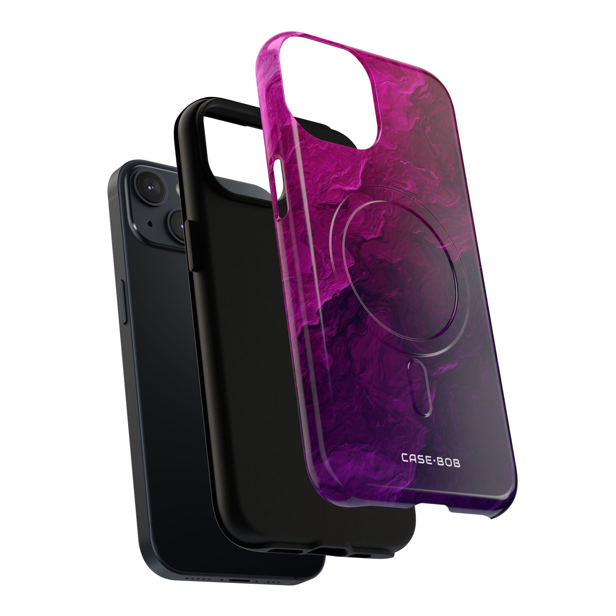 Violet Swirl iPhone 14 Case - Tough+
