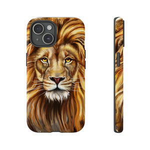 Lion head Digital Painting - Protective Phone Case