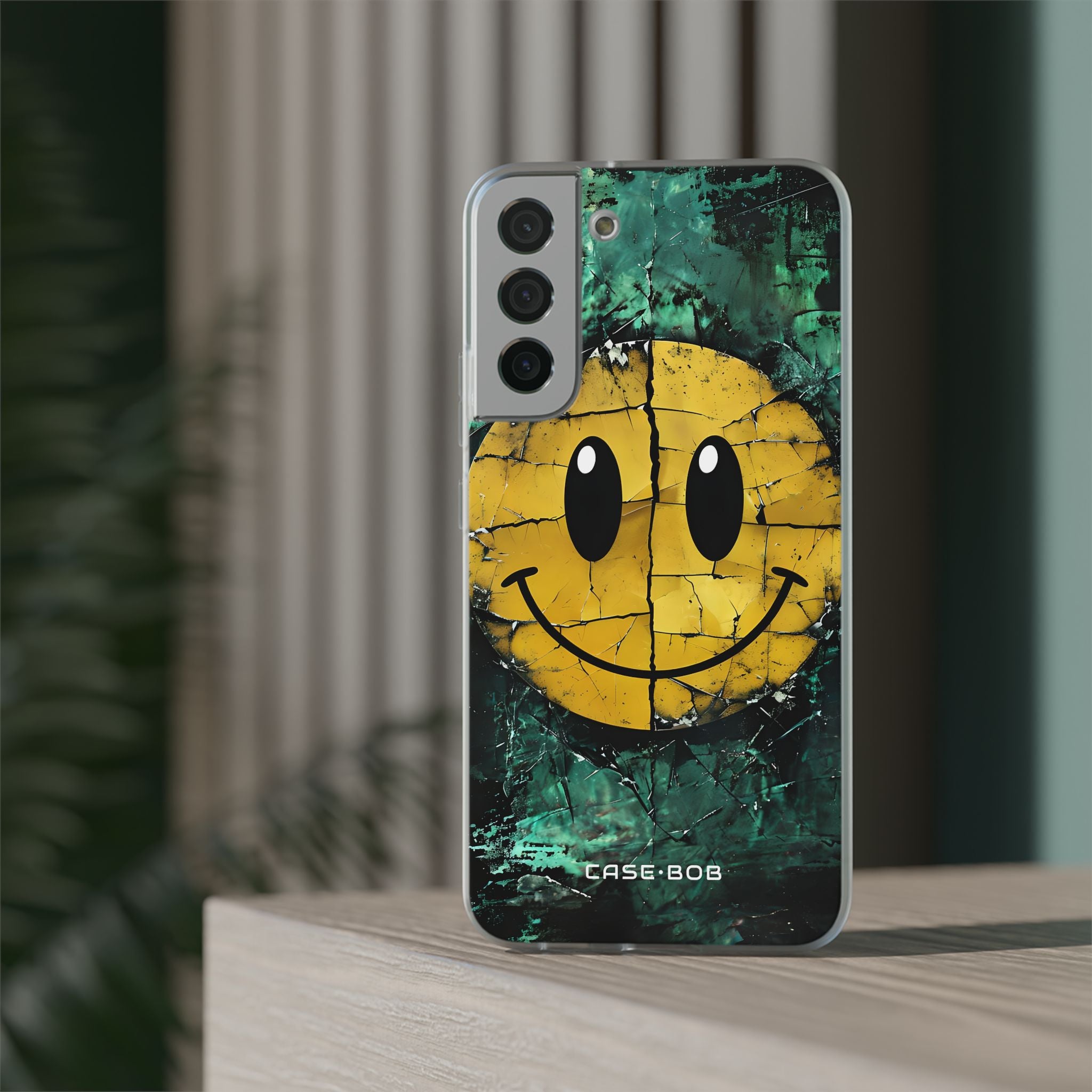 Cracked Smiley Samsung S22 Plus - Soft Case