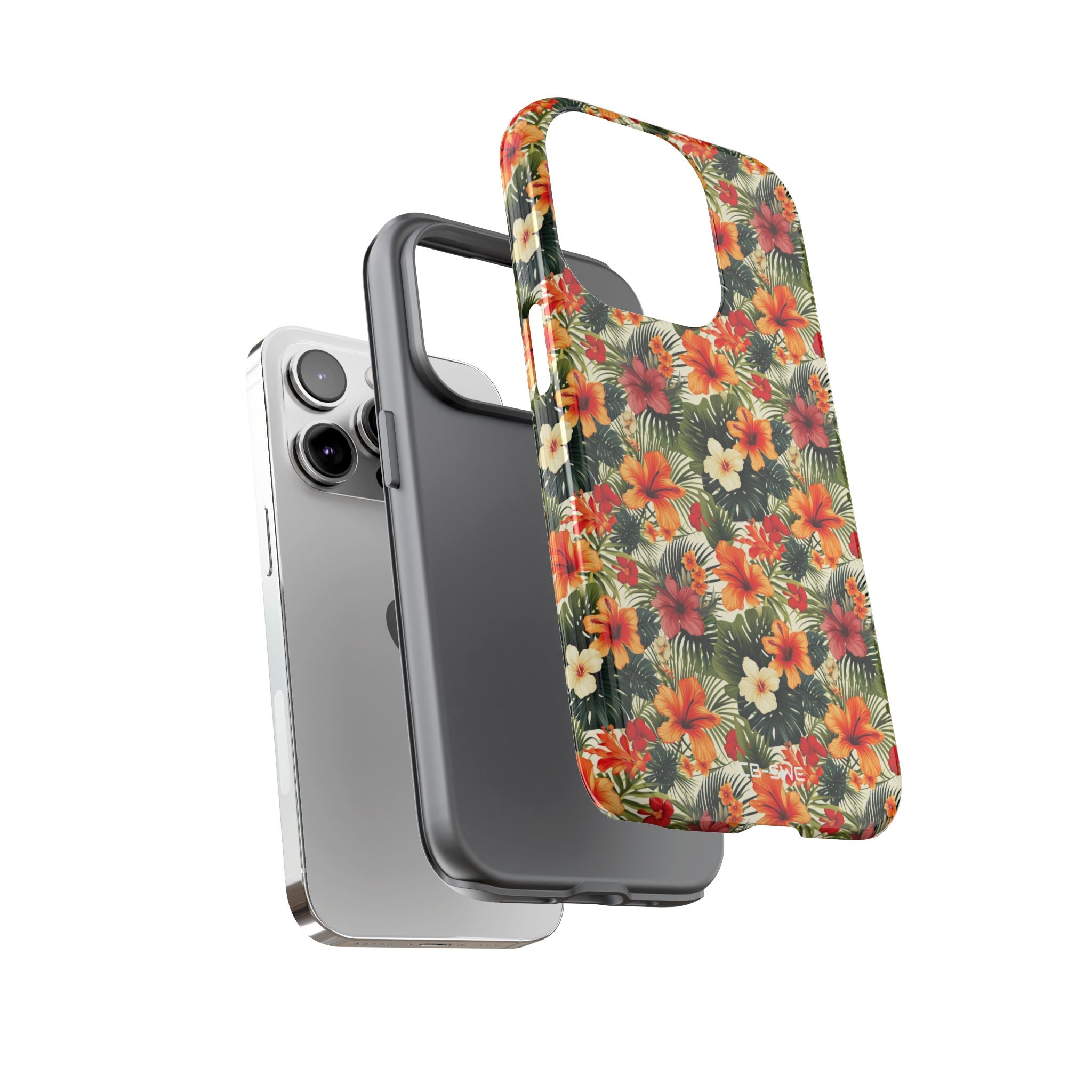 Tropical Blooms Flourish - iPhone Case