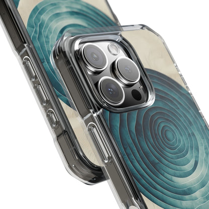 Waves Embrace Circles iPhone Case - Impact