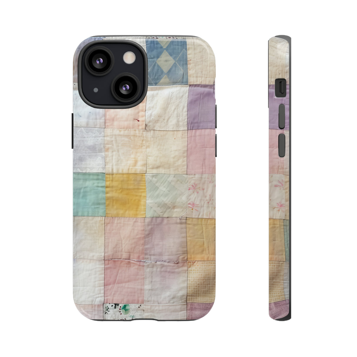 Pastel Quilt Patchwork - Protective Phone Case