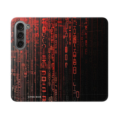 Crimson Columns - Samsung S23 Case - Portemonnee