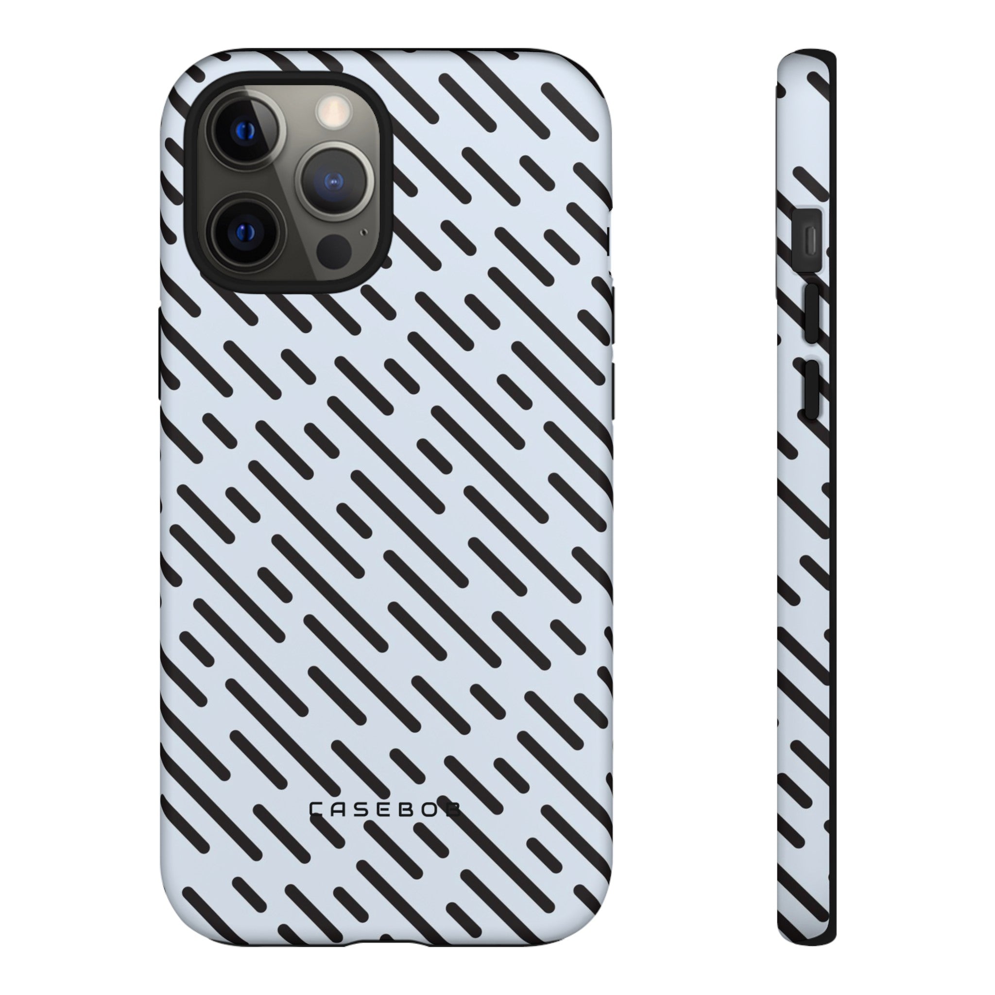 Monochrome Dash - Protective Phone Case