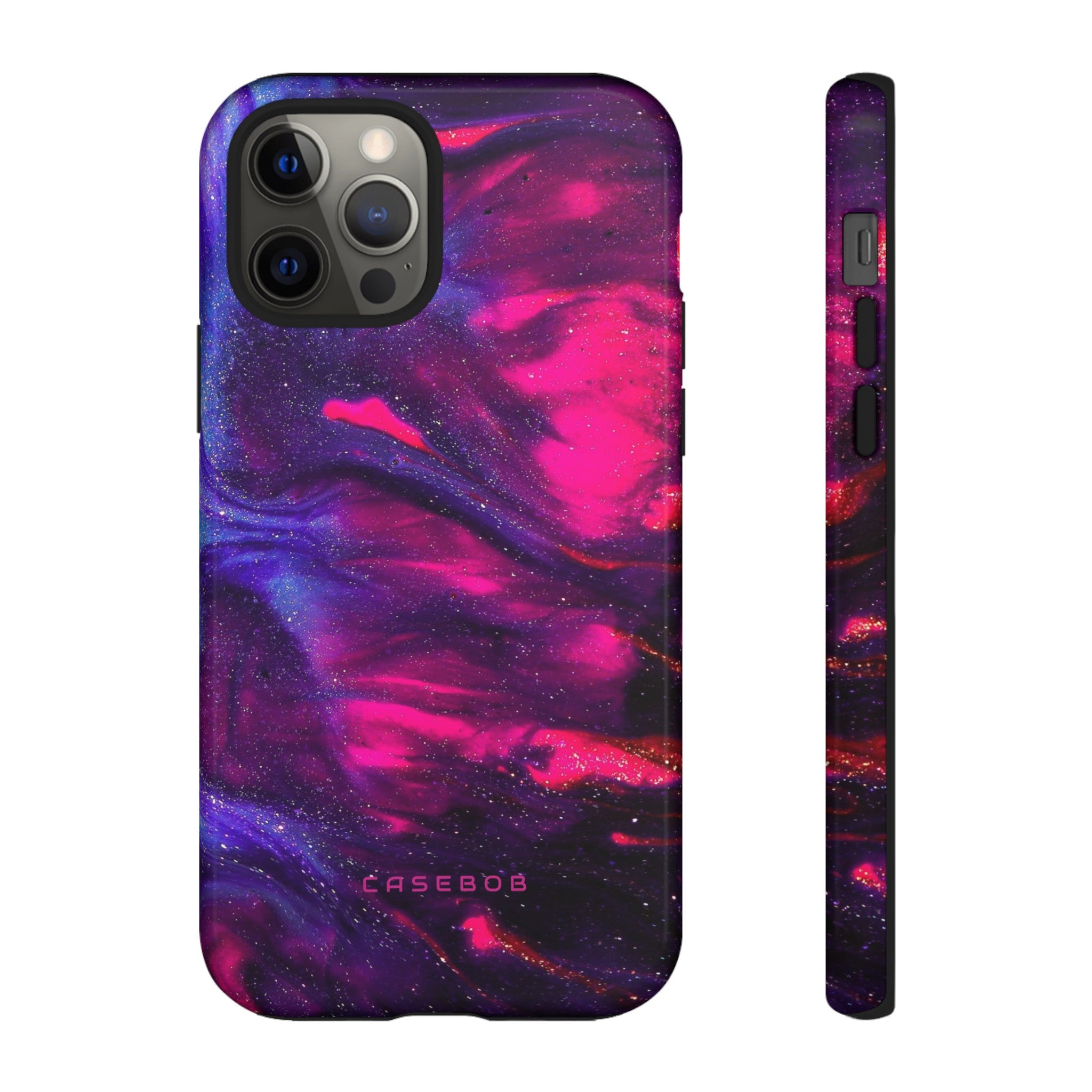 Deep Purple Ink Art - Protective Phone Case