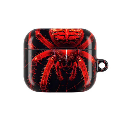 Crimson Spiderweb - AirPods Case